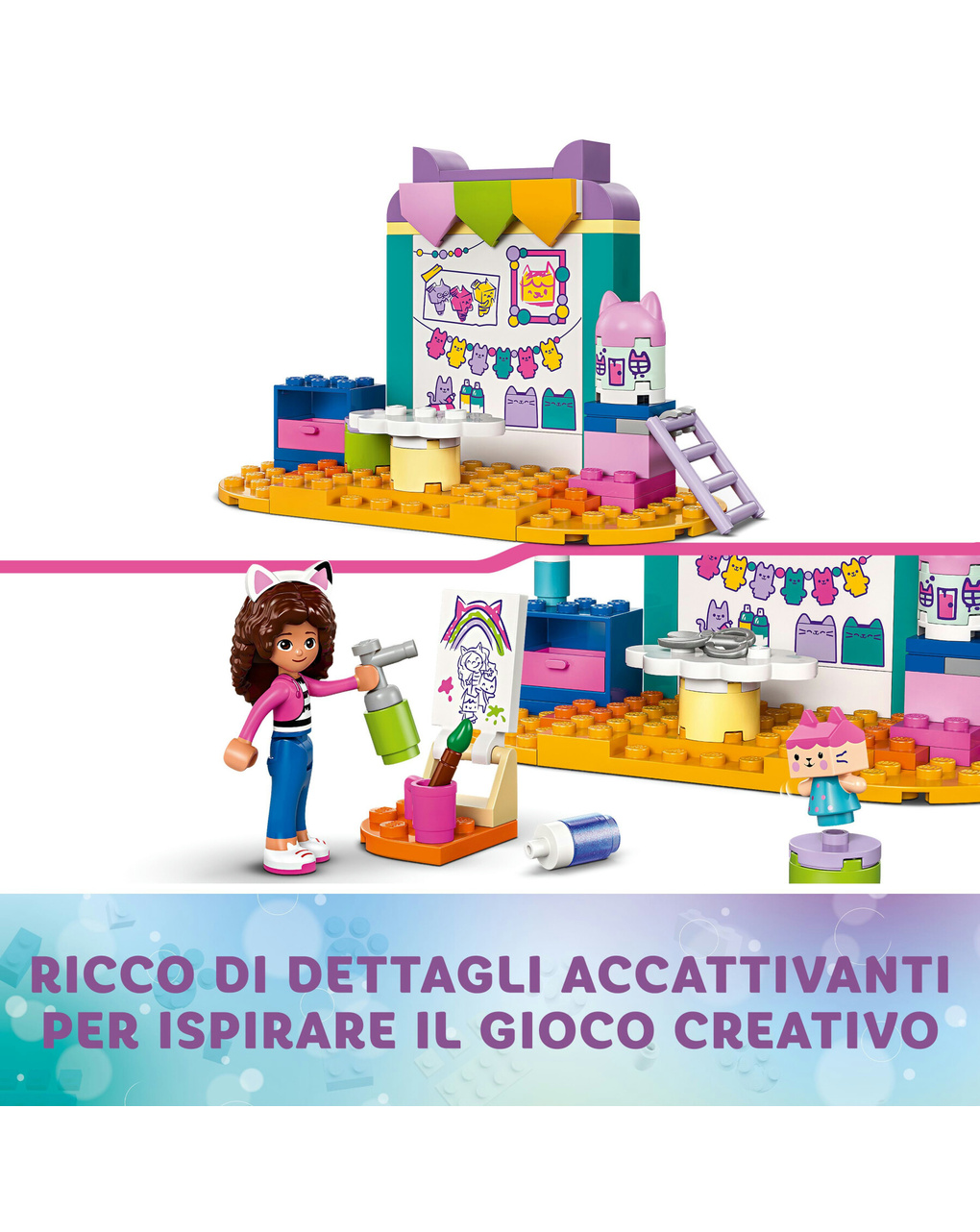 La casa delle bambole di gabby - creazioni con baby scatola - 4+ - lego gabby's dollhouse