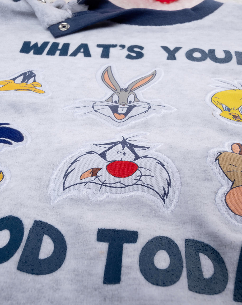 Pigiama ciniglia due pezzi bimbo "looney tunes"