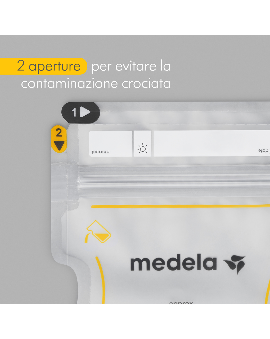 Sacche easy pour x25 per la raccolta del latte - medela