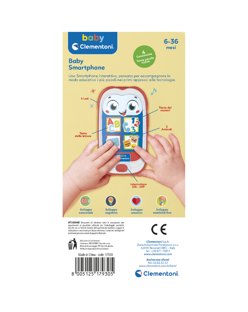 Baby smartphone - 12m+ - baby clementoni