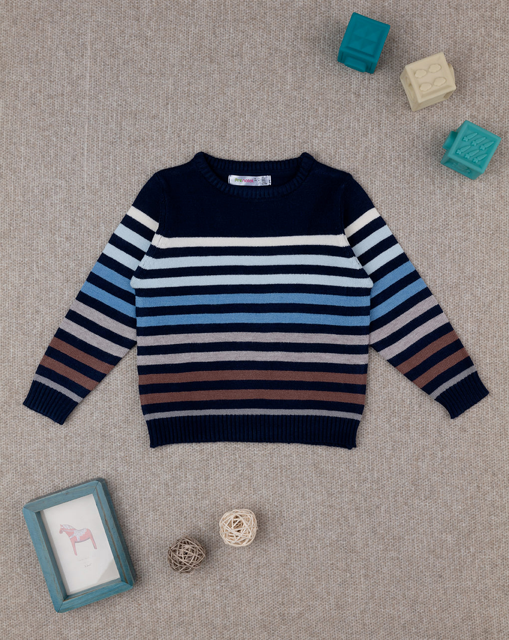 Maglione a righe bambino