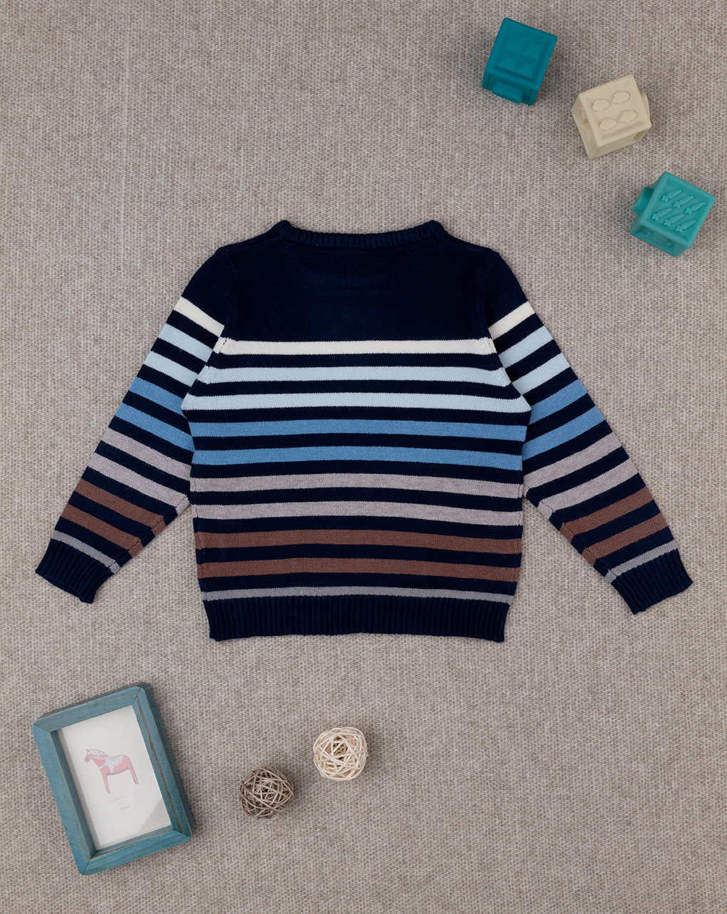 Maglione a righe bambino