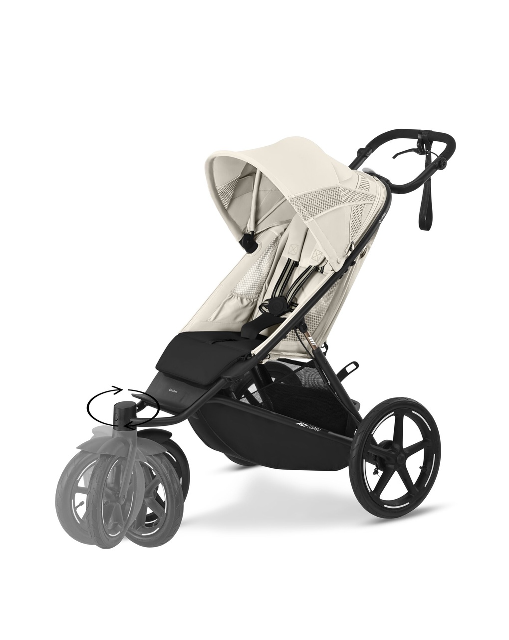 Cybex avi spin seashell beige