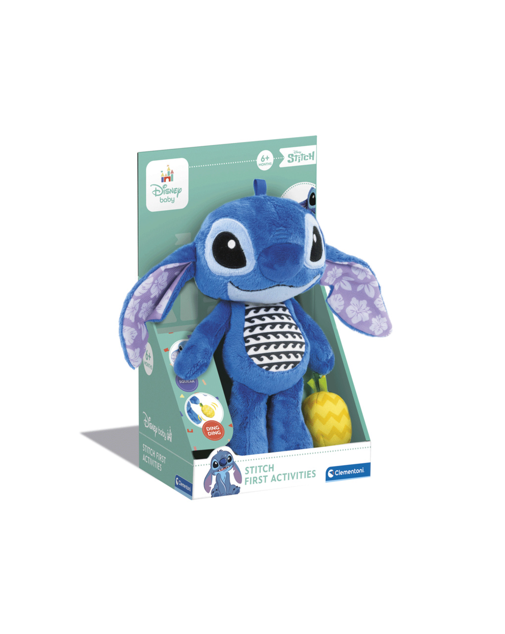 Stitch peluche prime attività - 6m+ - clementoni