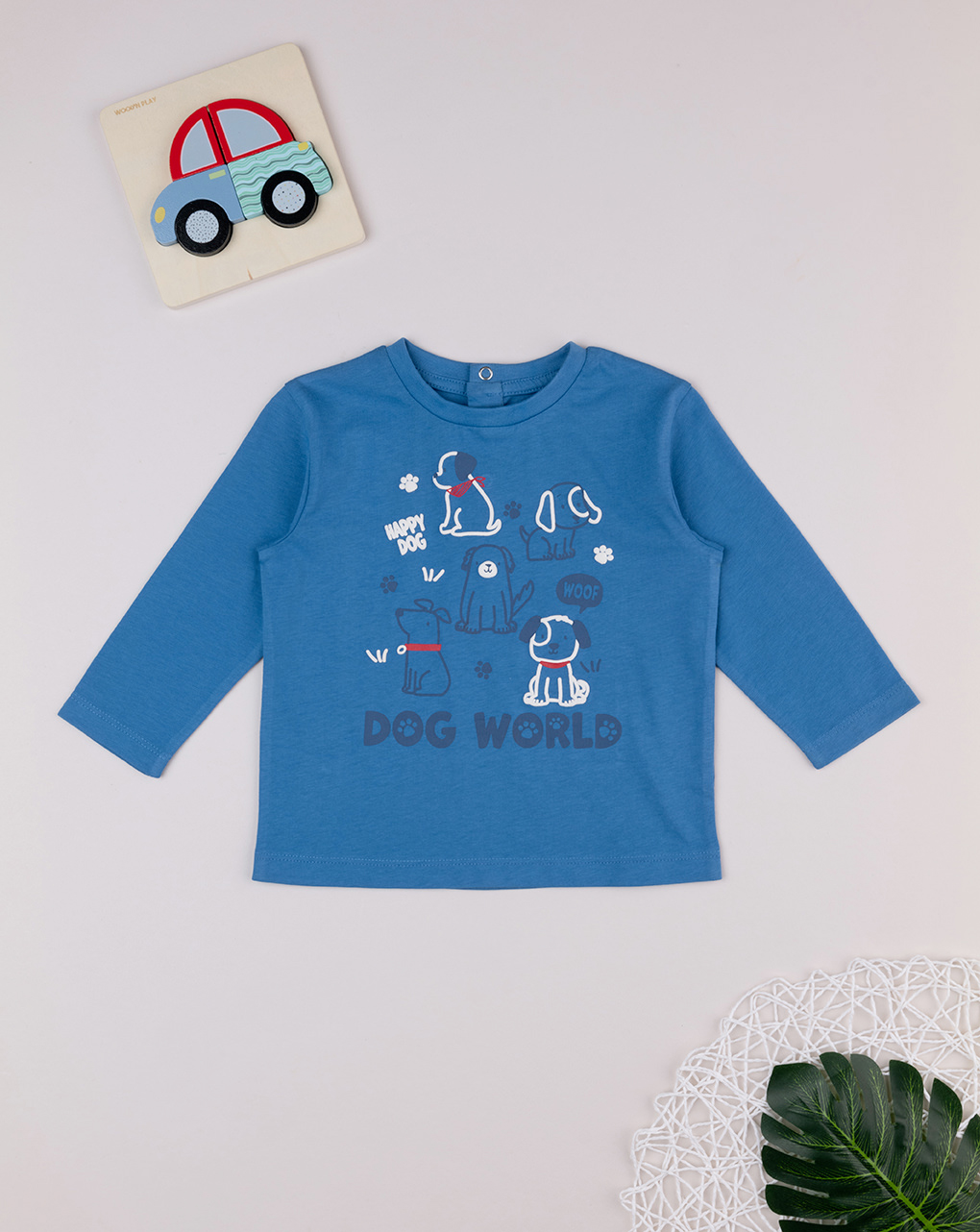 T-shirt bimbo blu dog world