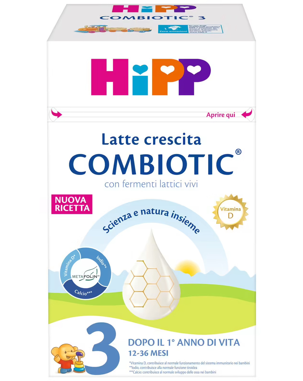 Latte 3 combiotic crescita polvere 600g - hipp