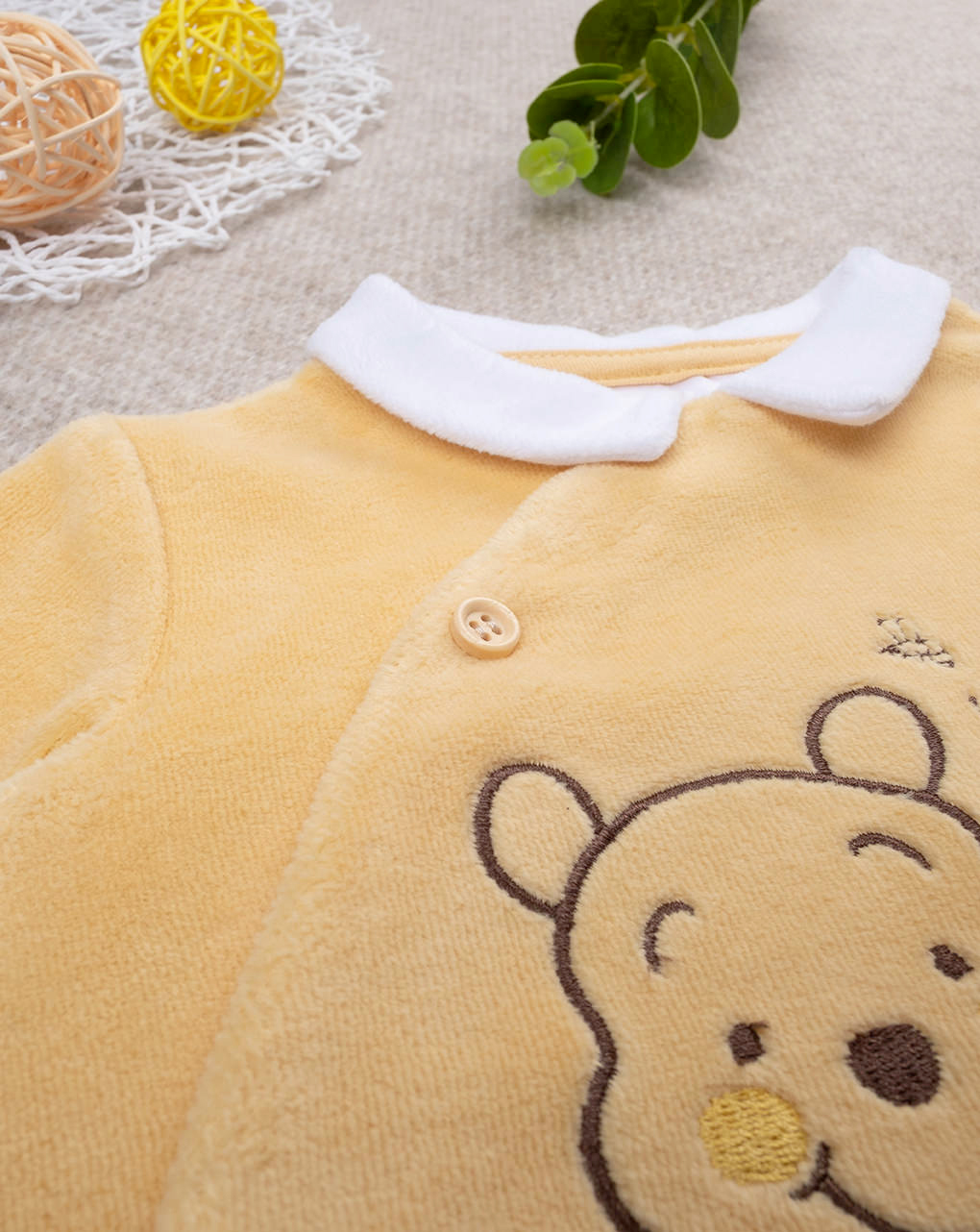 Tutina neonato ciniglia winnie the pooh