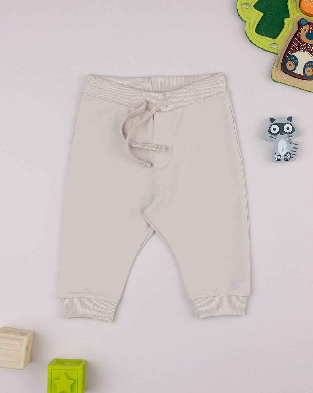 Pantalone lungo bimbo beige