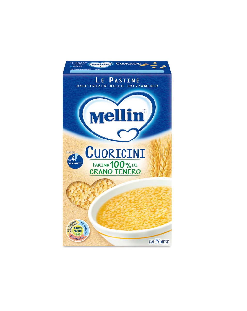 Pastina cuoricini 320 gr - mellin