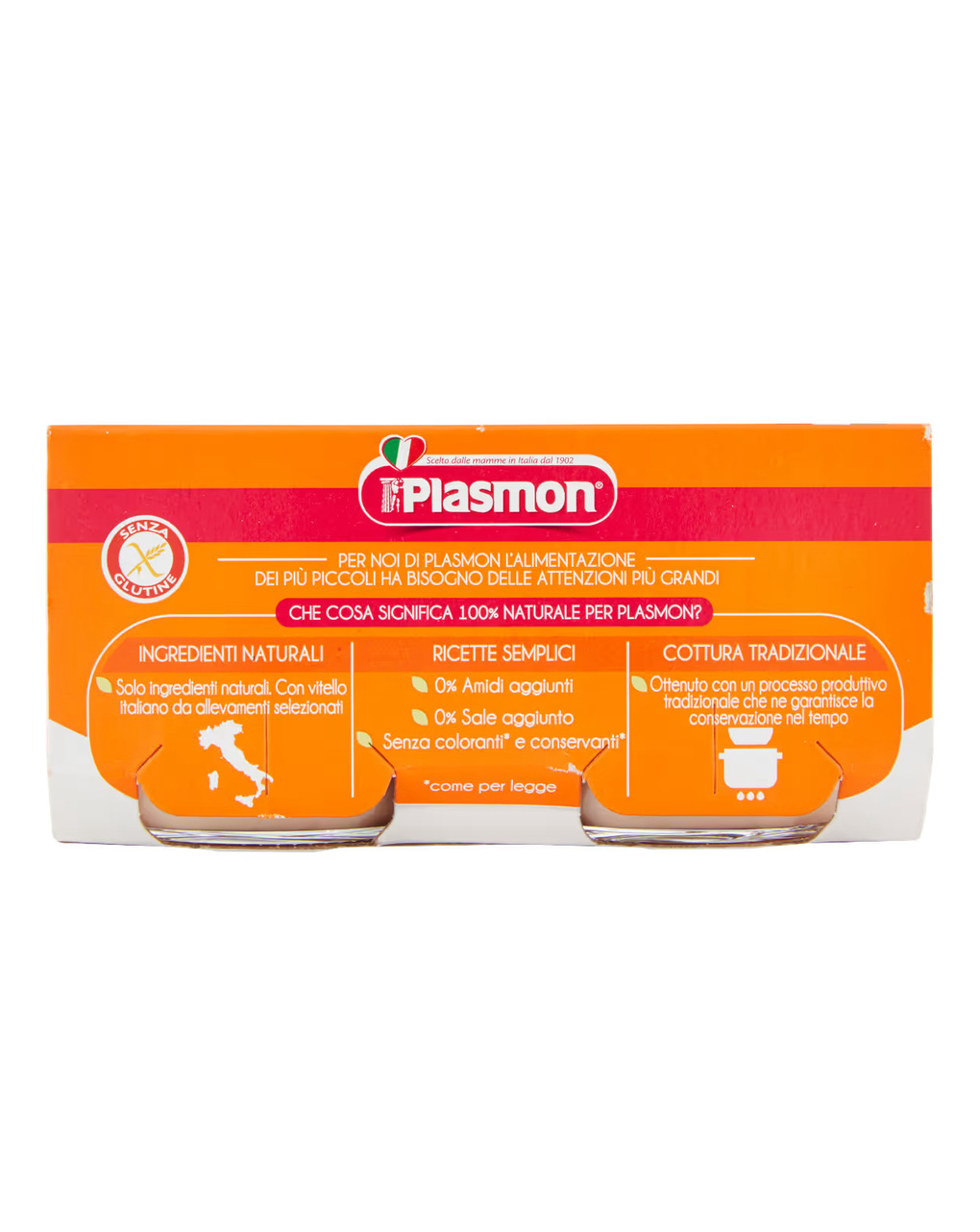 Omogeneizzato vitello – 2x80g - plasmon