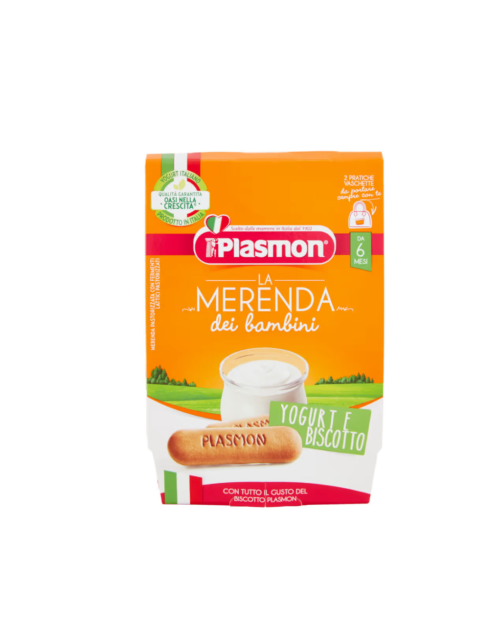 Sapori di natura yogurt – biscotto – 2x120g - plasmon