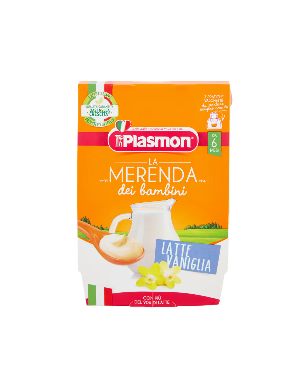 Merende latte vaniglia – 2x120g - plasmon