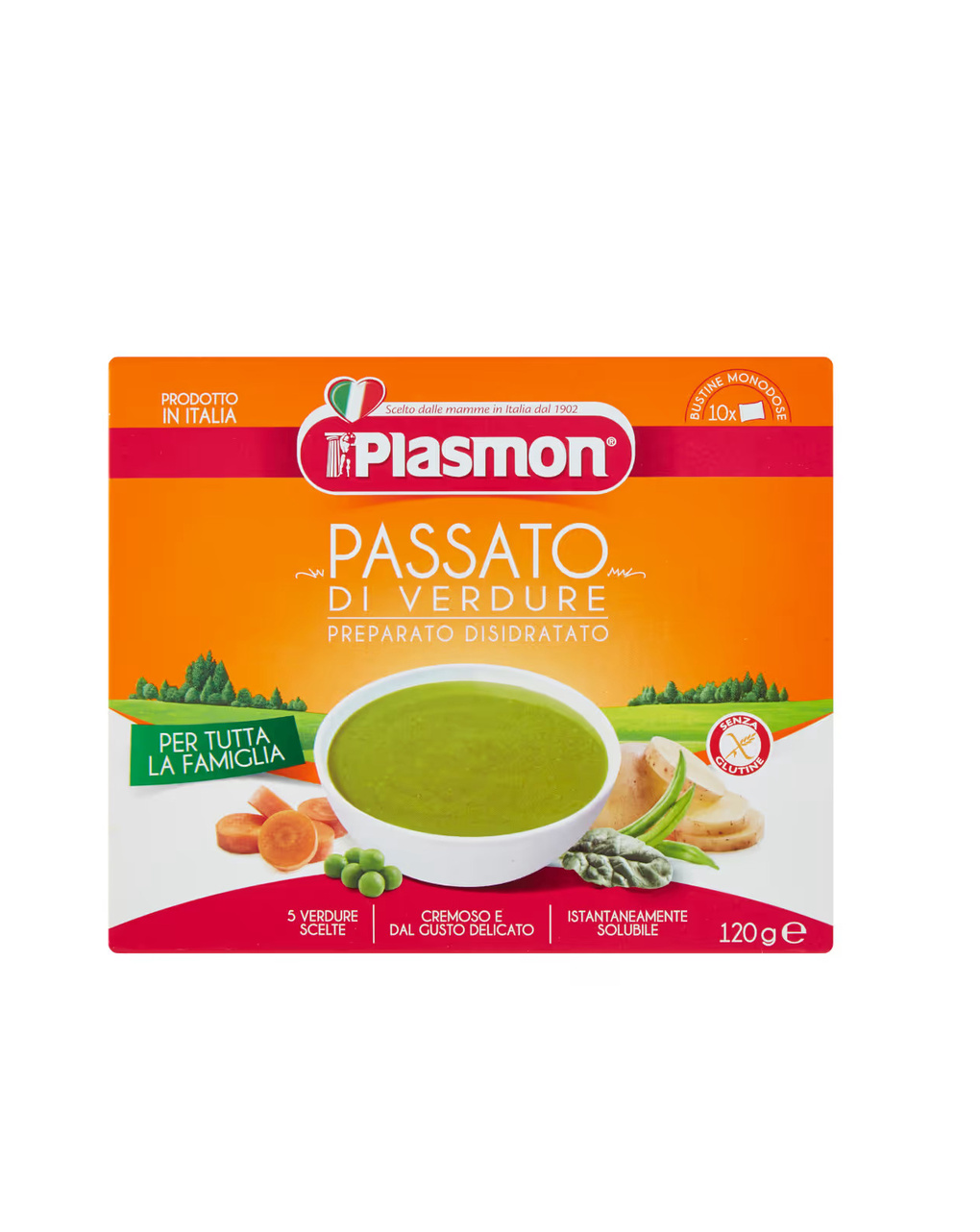 Verdure dry – passato di verdura – 120g - plasmon