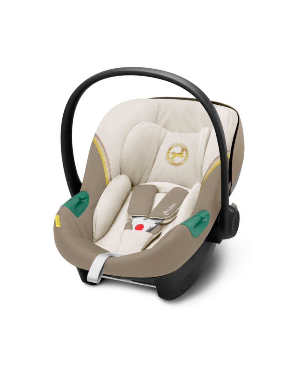 Seggiolino auto aton s2 i-size seashell beige – cybex gold