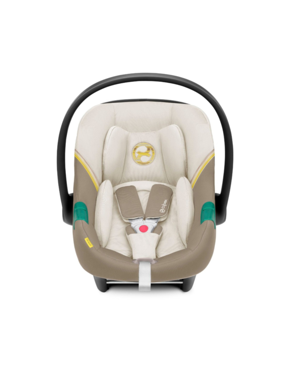 Seggiolino auto aton s2 i-size seashell beige – cybex gold