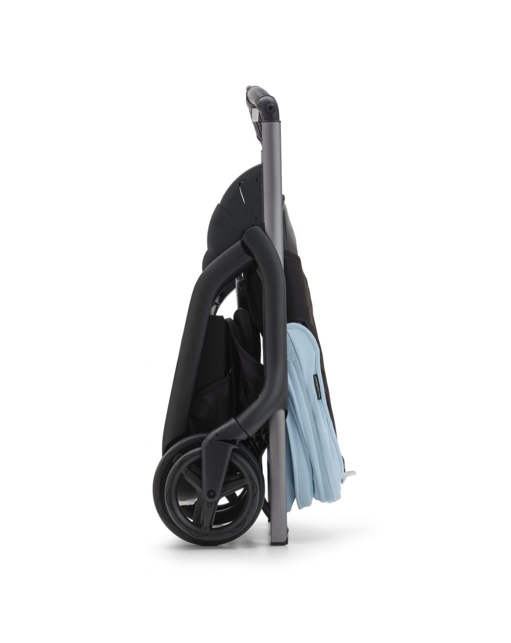 Passeggino dragonfly telaio graphite con seduta midnight black e cappottina skyline blue - bugaboo