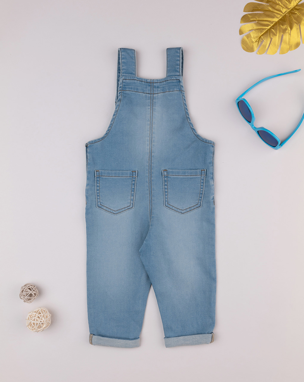 Salopette bimbo blu denim