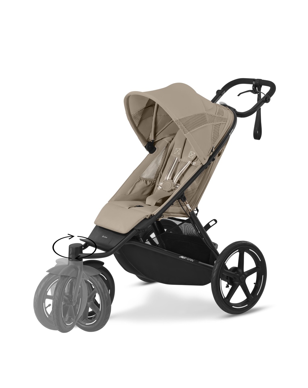 Cybex avi spin almond beige