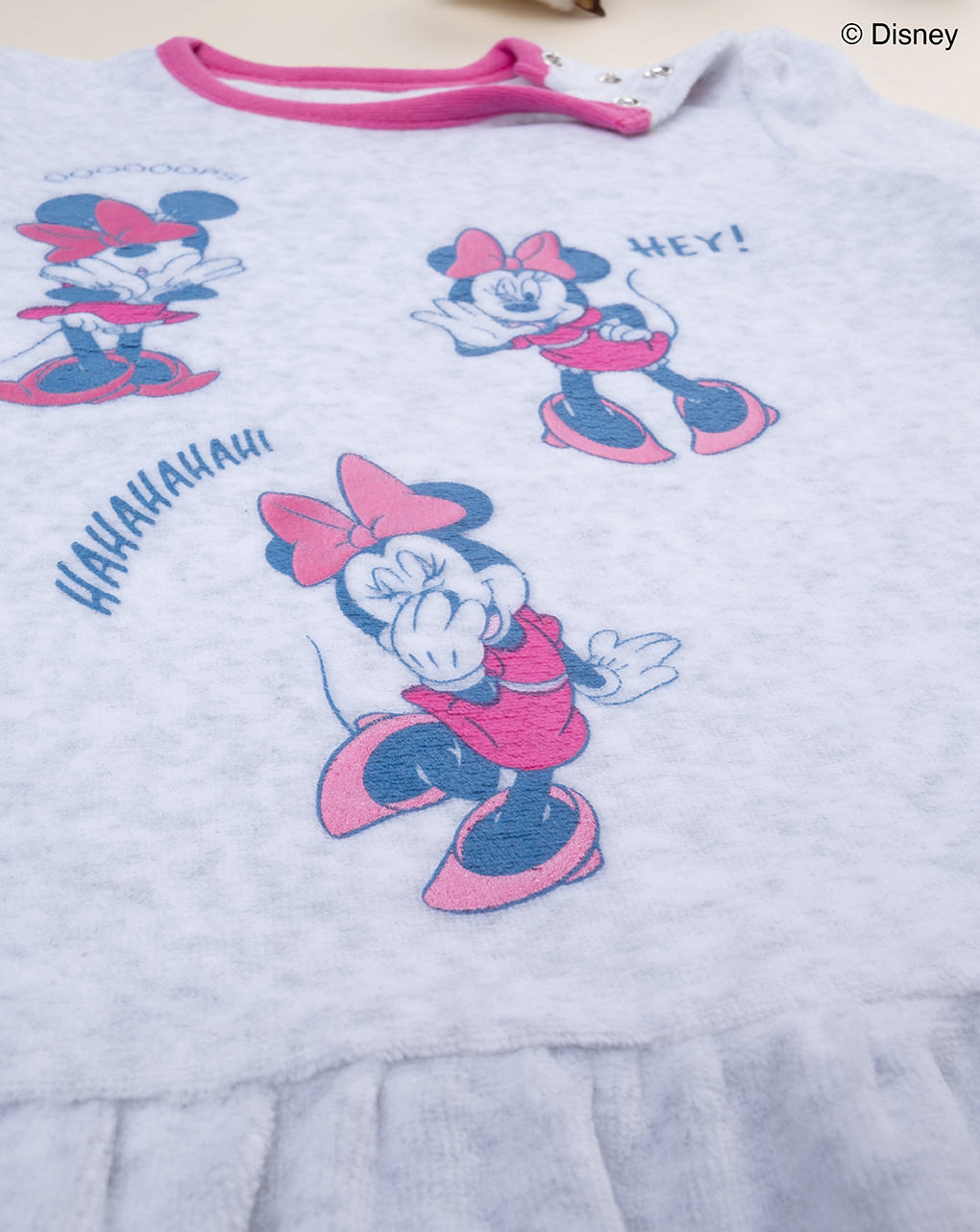 Pigiama ciniglia bimba 2 pezzi minnie