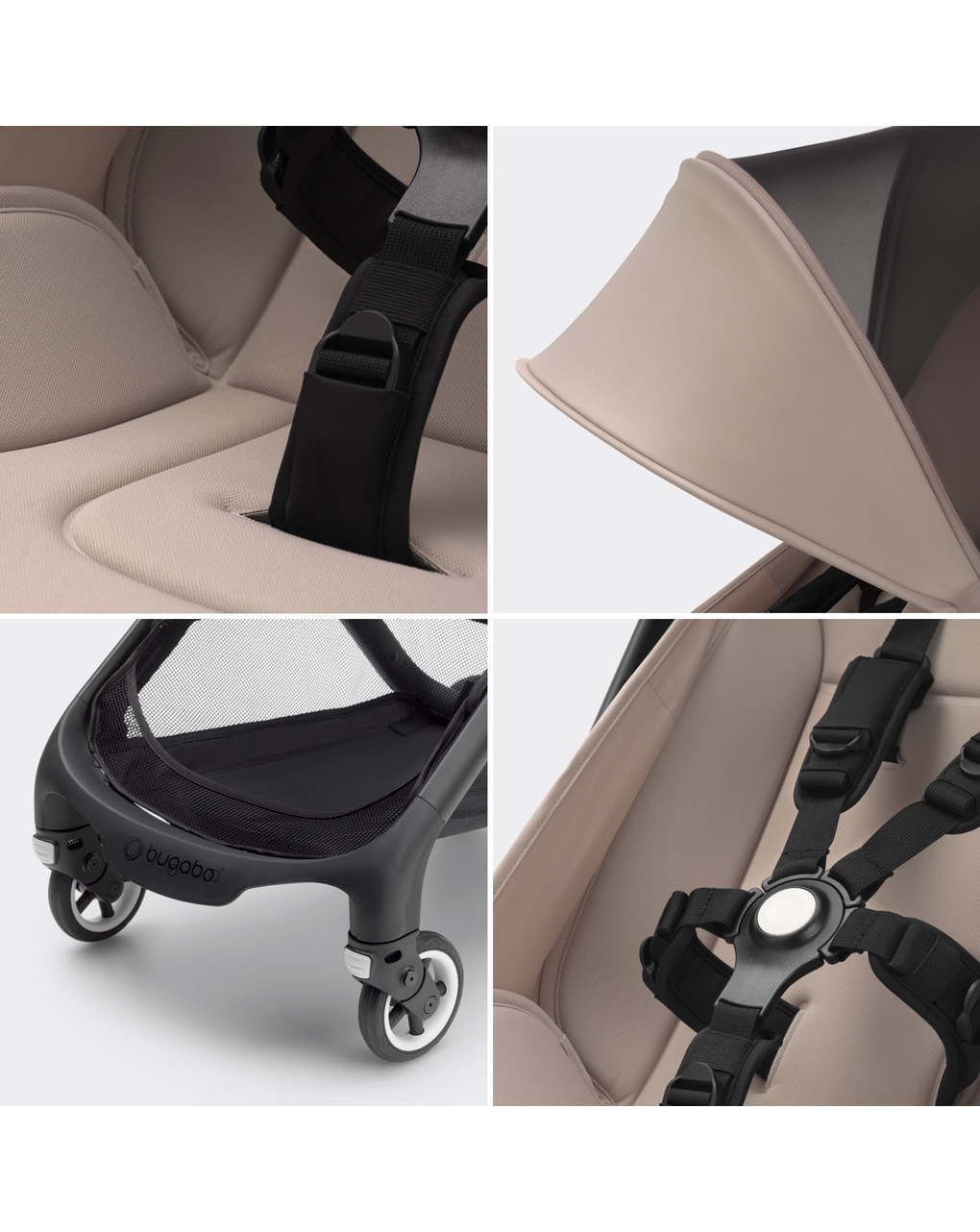 Passeggino butterfly desert taupe/black - bugaboo