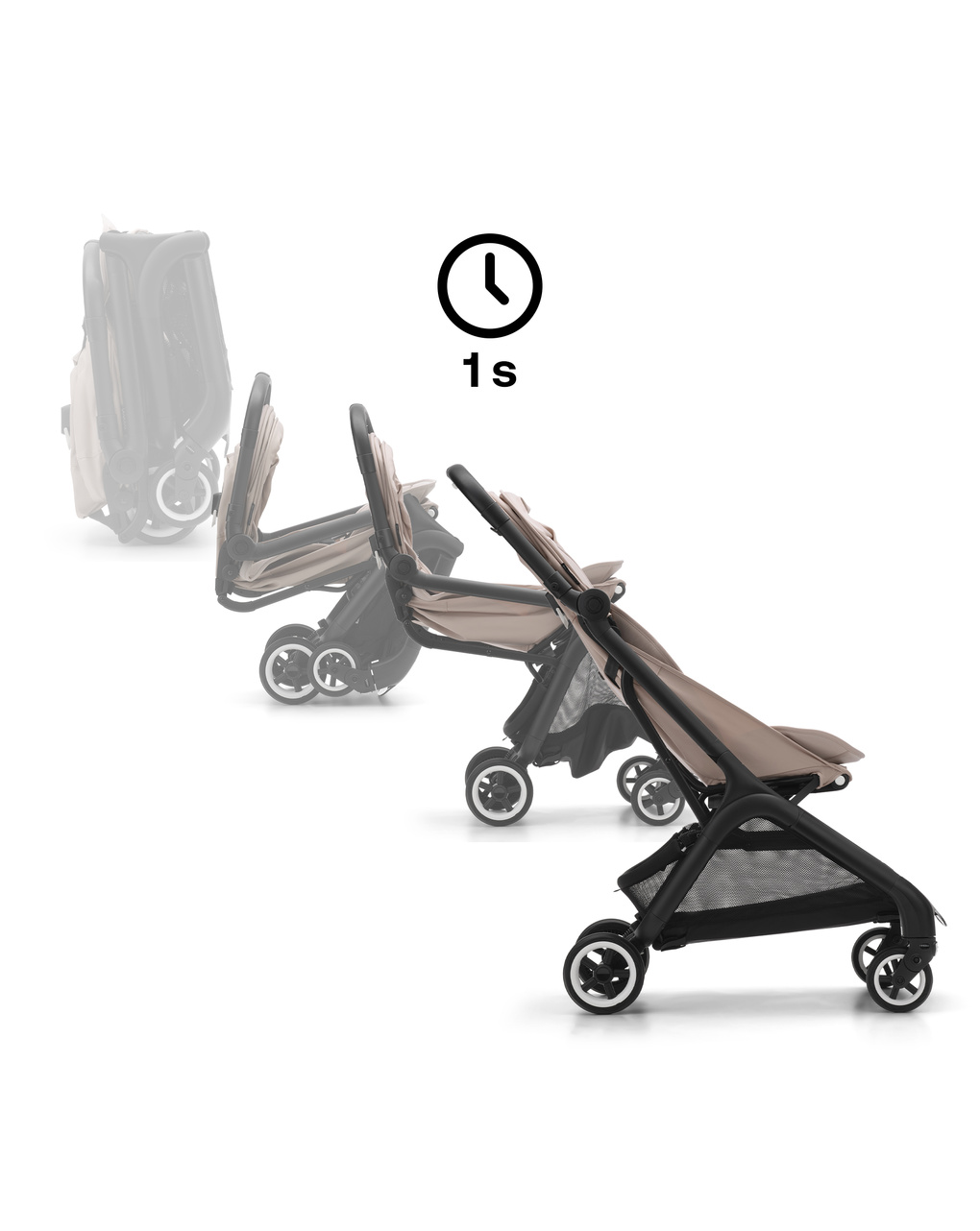 Passeggino butterfly desert taupe/black - bugaboo