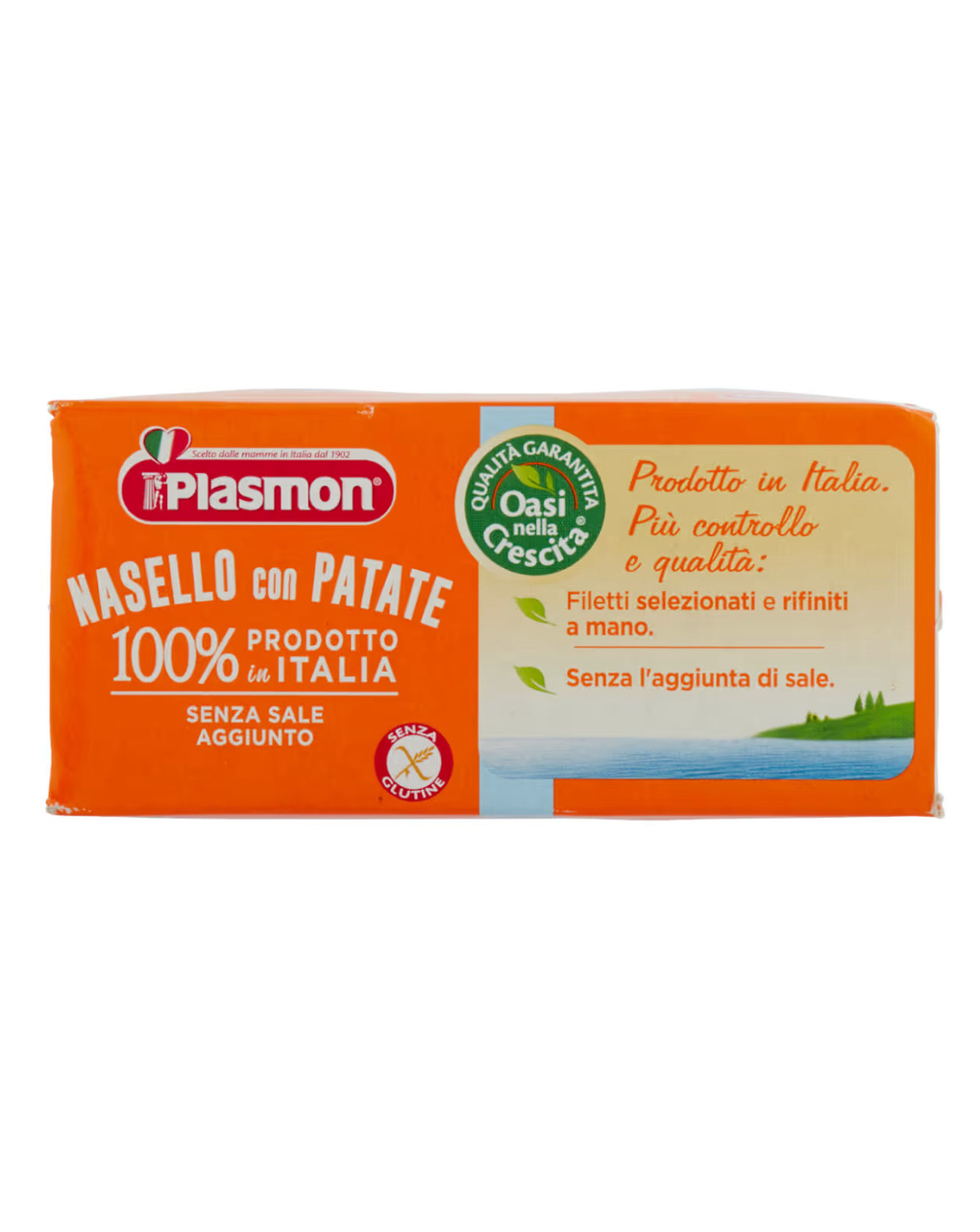 Omogeneizzato nasello – patate – 2x80g - plasmon