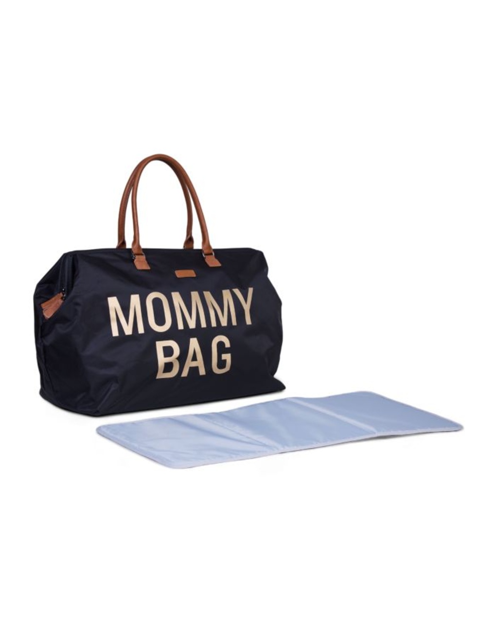 Borsa cambio mommy bag nero oxford nylon - childhome