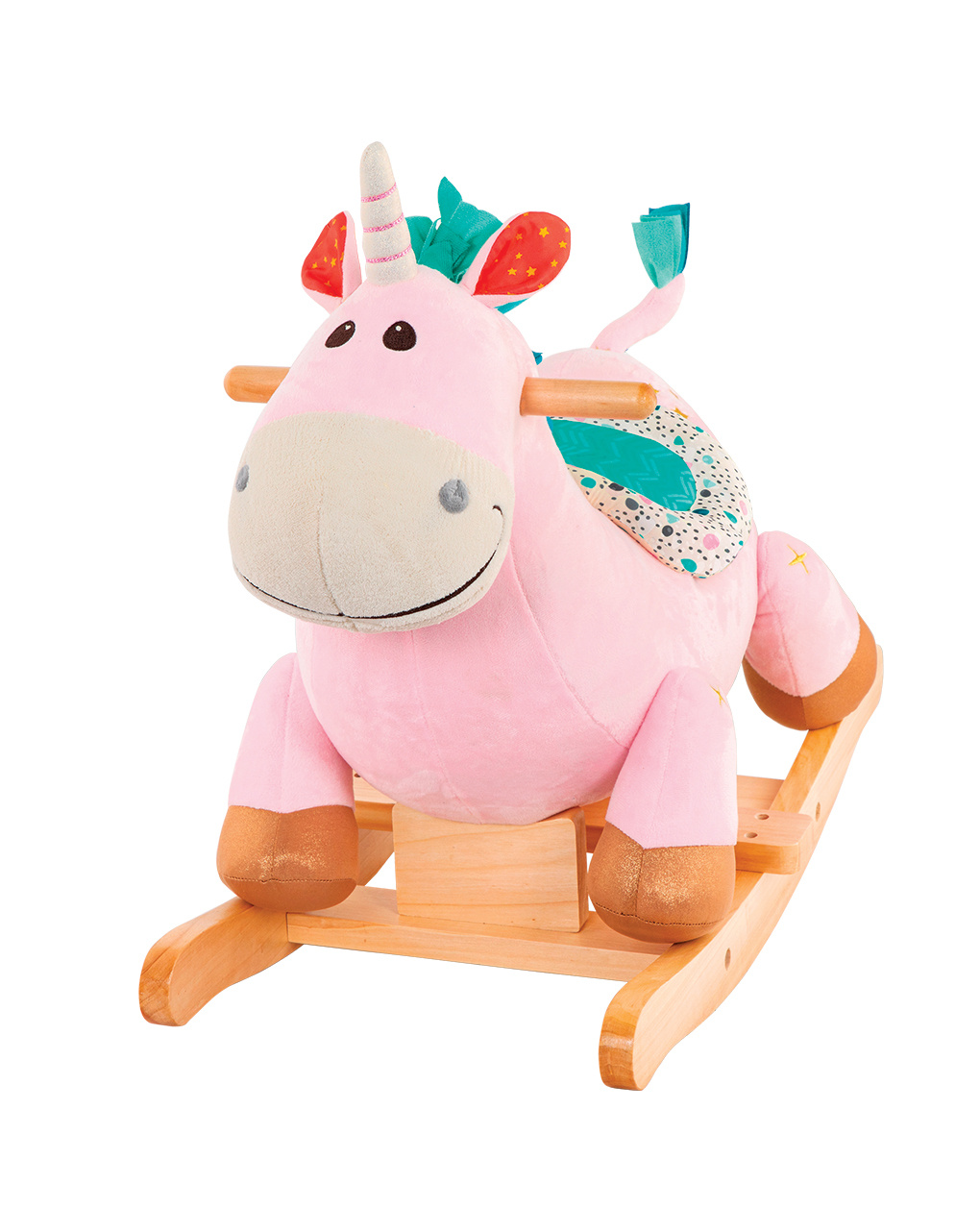 Rodeo rocker pink unicorn - 18m+  - b. toys