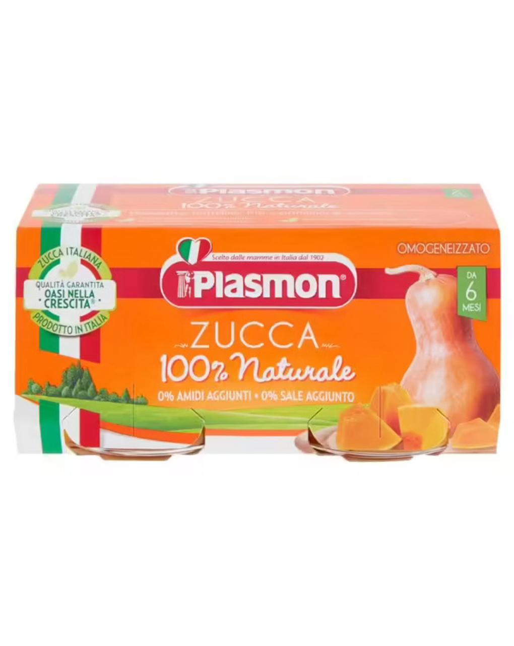 Omogeneizzato zucca 2x80g - plasmon