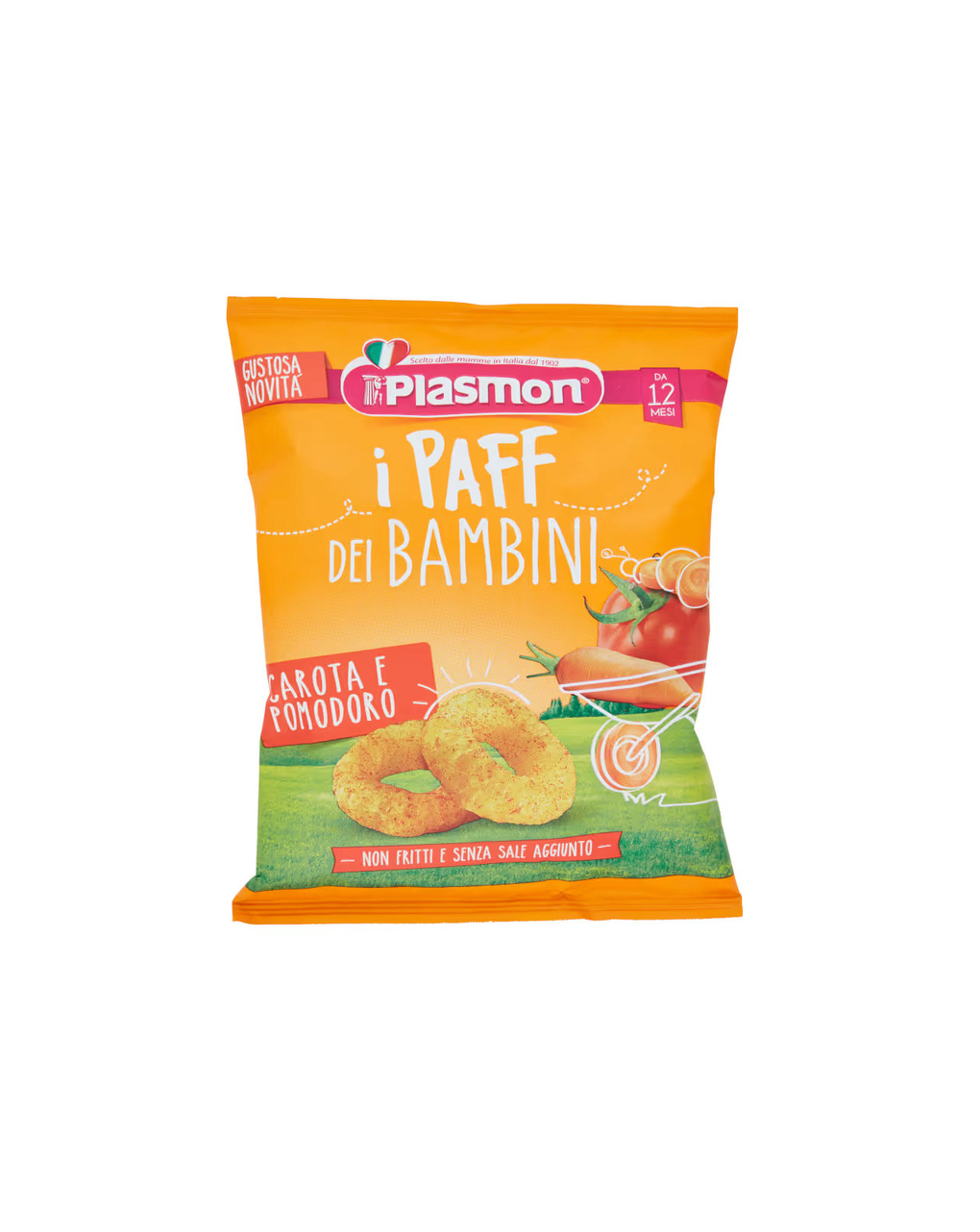 Paff pomodoro e carota - 15g - plasmon