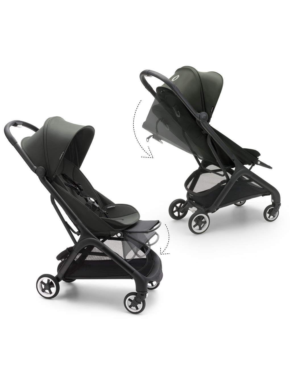 Bugaboo butterfly black/forest green