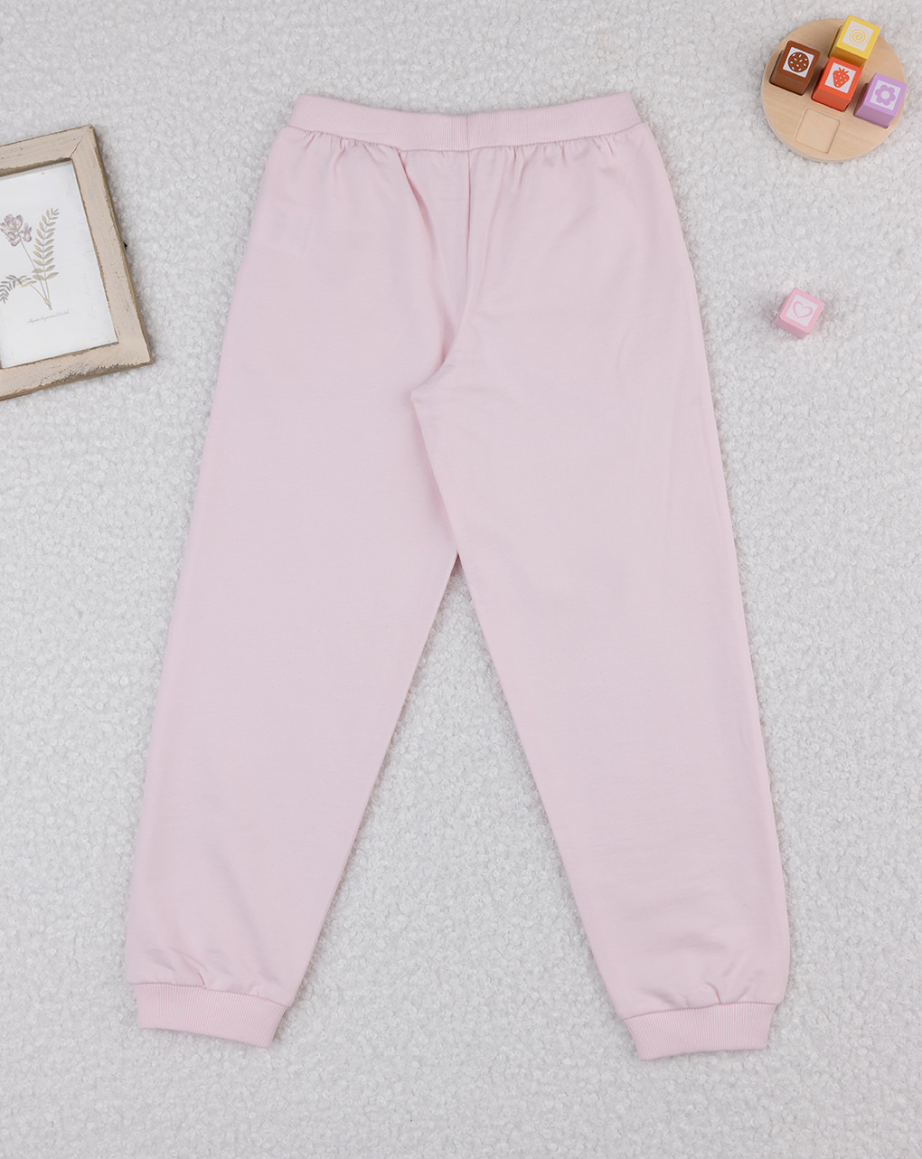 Pantalone bimba rosa fiocchi