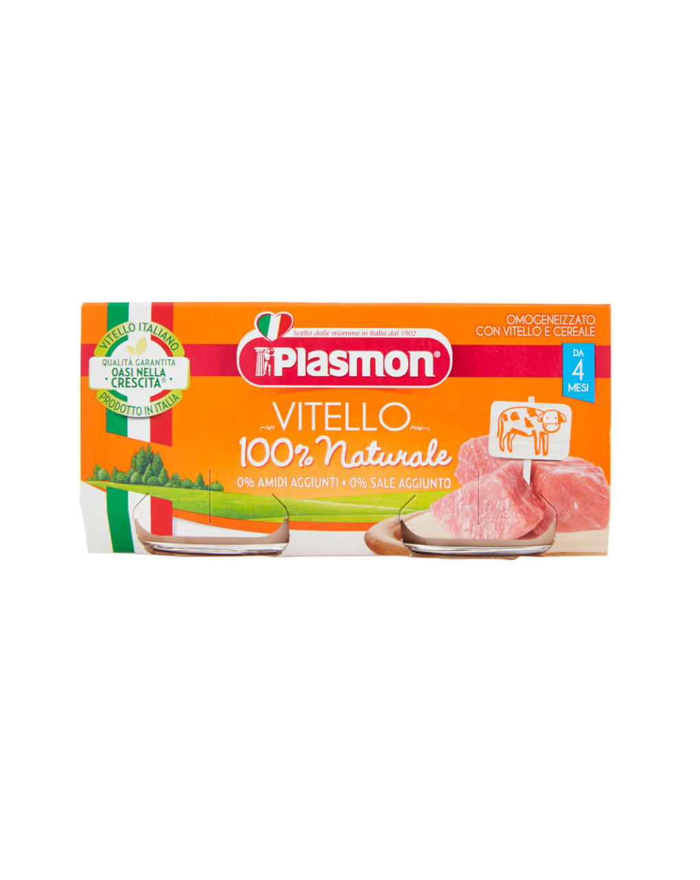 Omogeneizzato vitello – 2x80g - plasmon