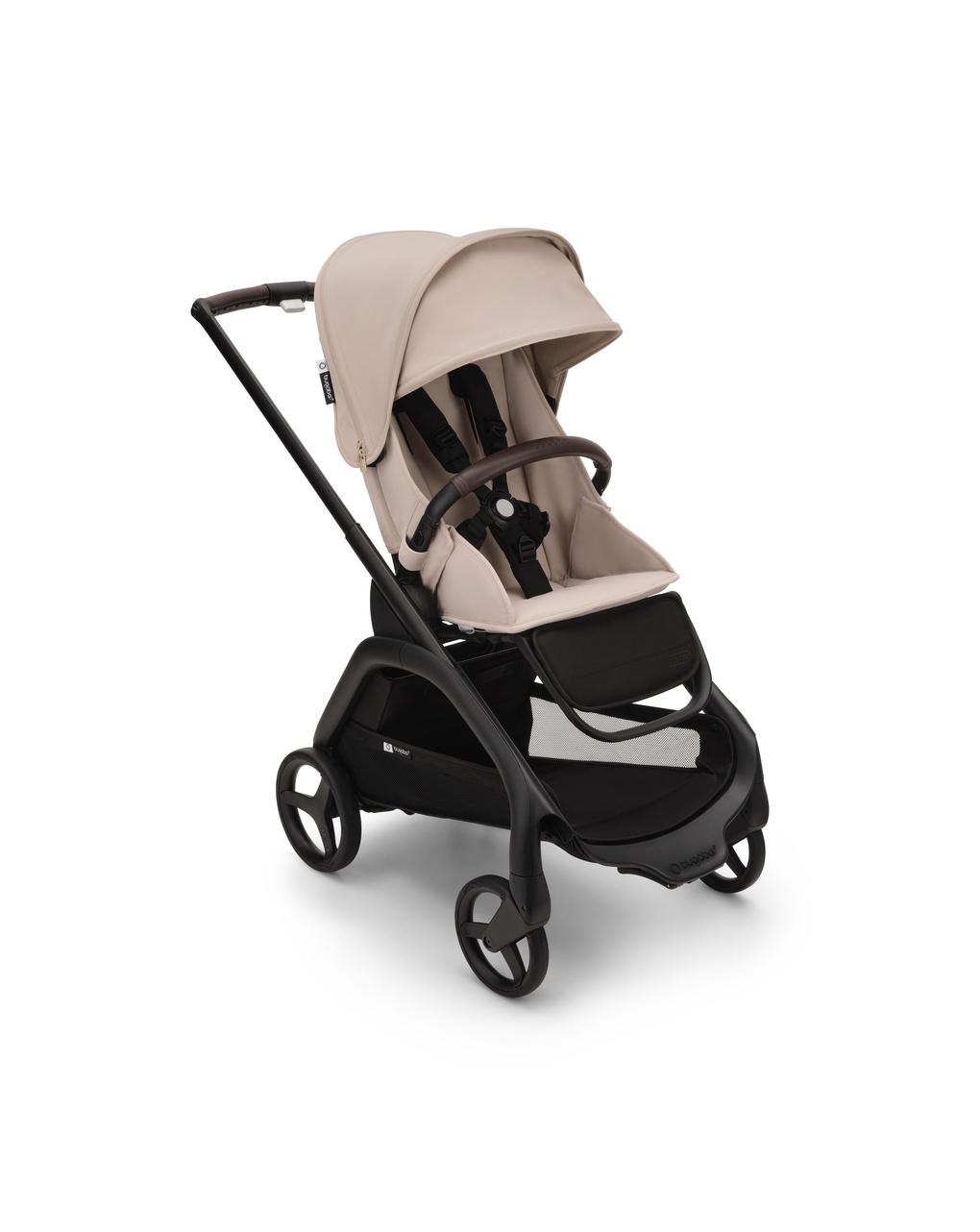 Passeggino dragonfly telaio black con seduta desert taupe e cappottina desert taupe - bugaboo