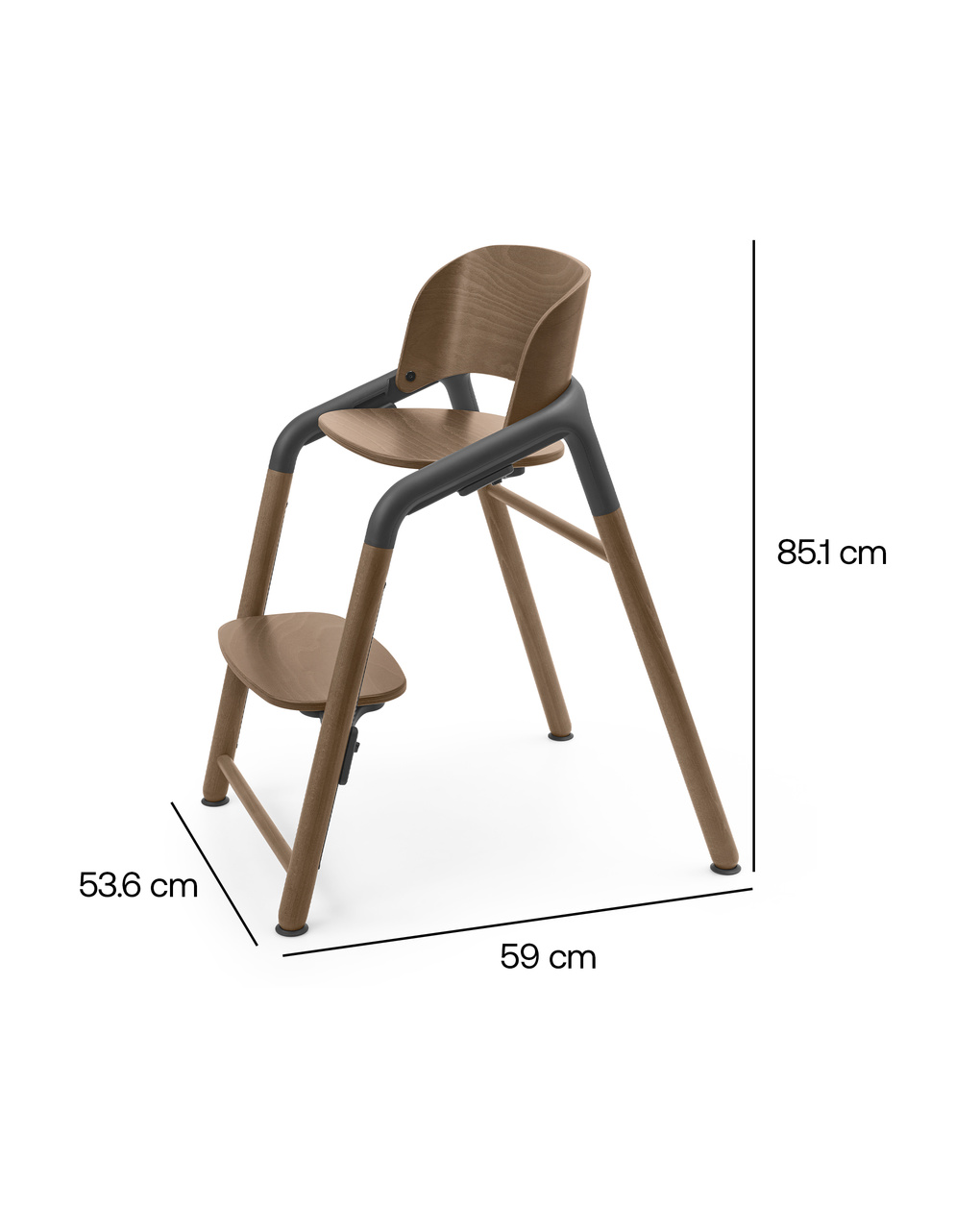 Sedia evolutiva giraffe wood/grey - bugaboo