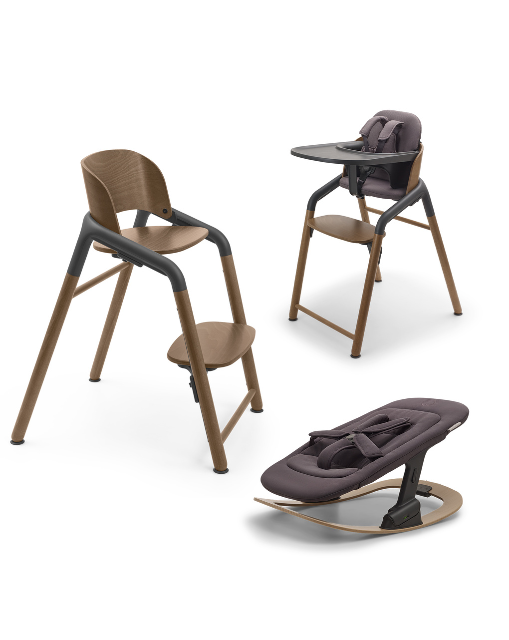 Sedia evolutiva giraffe wood/grey - bugaboo