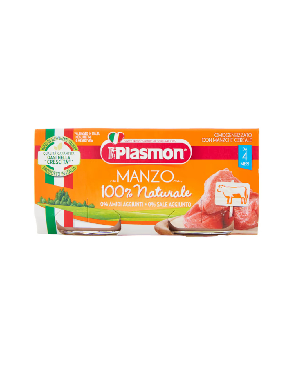 Omogeneizzato  manzo – 2x80g - plasmon