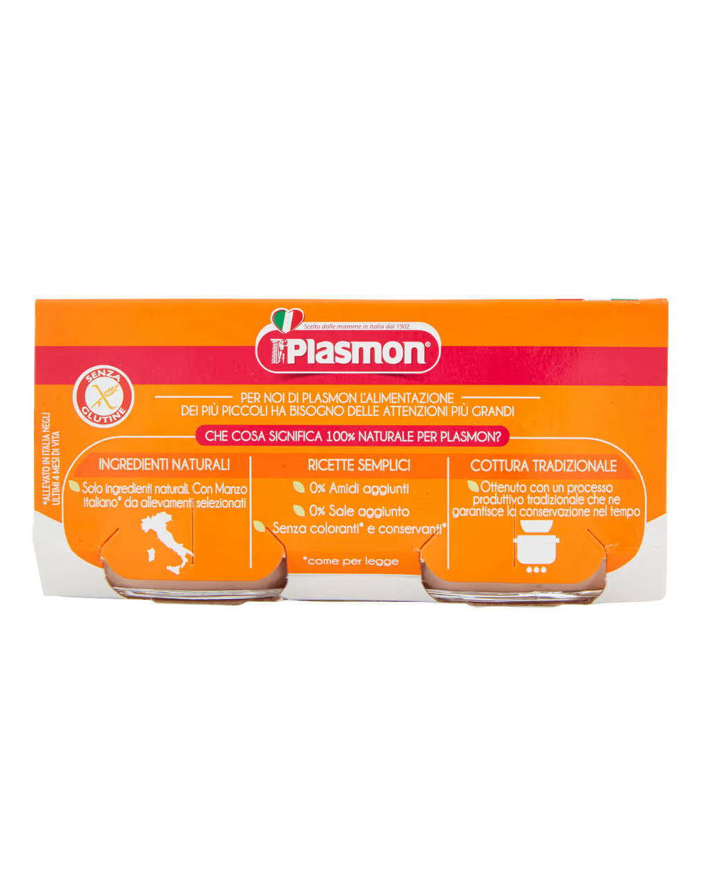 Omogeneizzato  manzo – 2x80g - plasmon