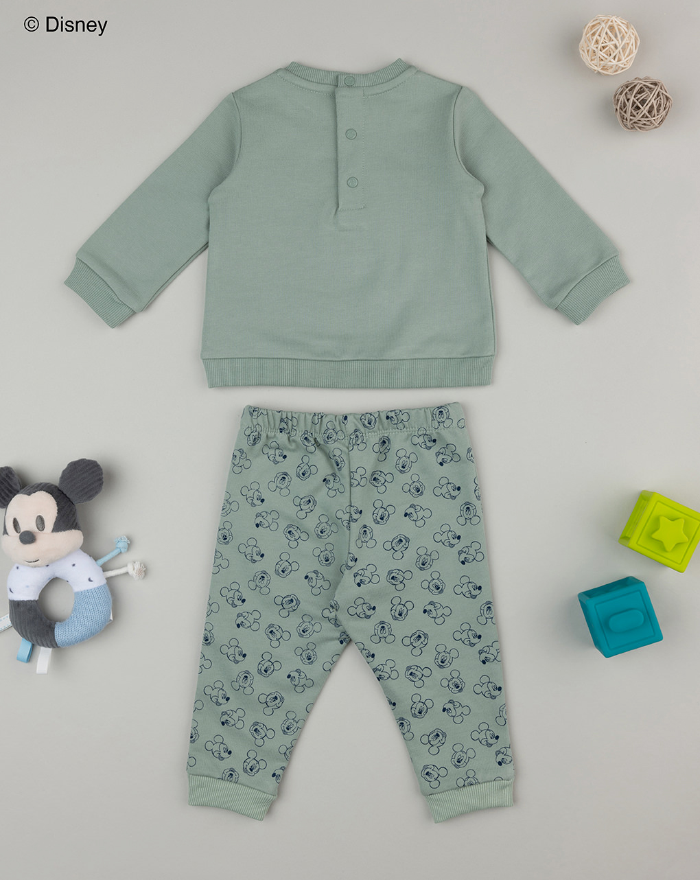 Jogger verde bimbo disney topolino