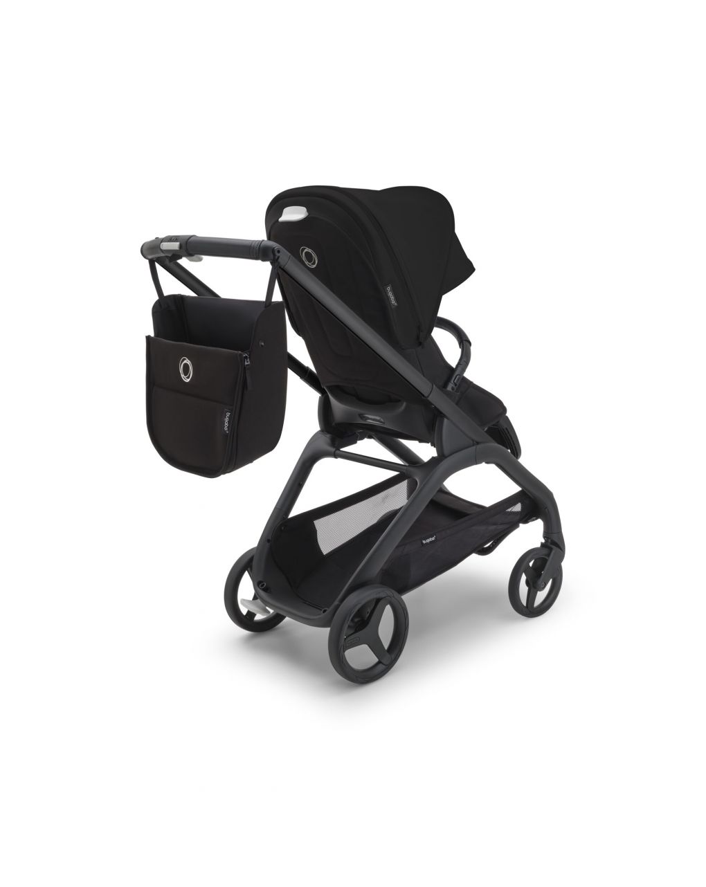 Passeggino dragonfly telaio black con seduta midnight black e cappottina midnight black - bugaboo