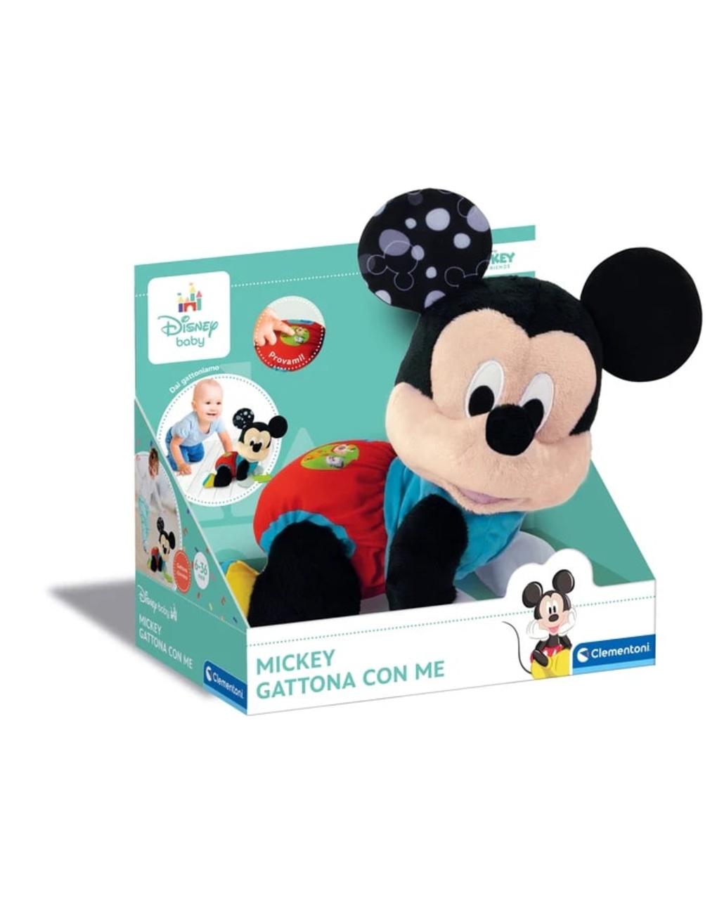 Baby mickey gattona con me - 6m+ - baby clementoni