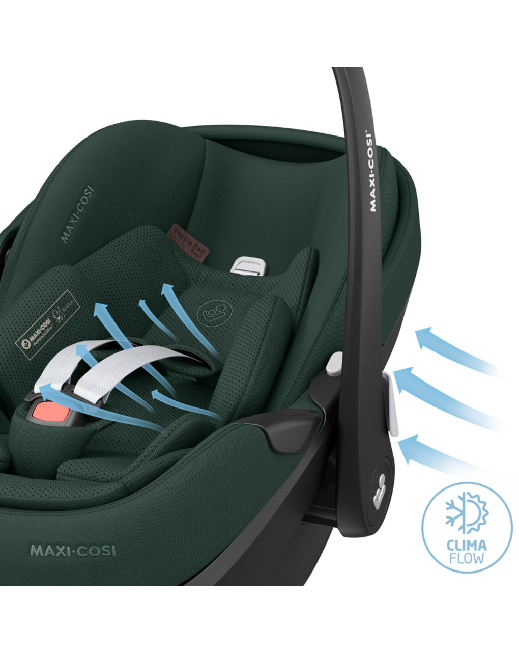 Maxi-cosi pebble 360 pro 2  twilic green