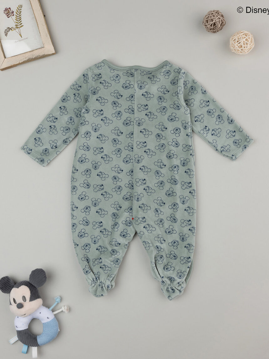 Tutina verde neonato disney topolino - Prénatal