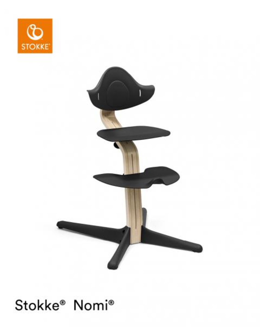 Sedia nomi® natural black - stokke®