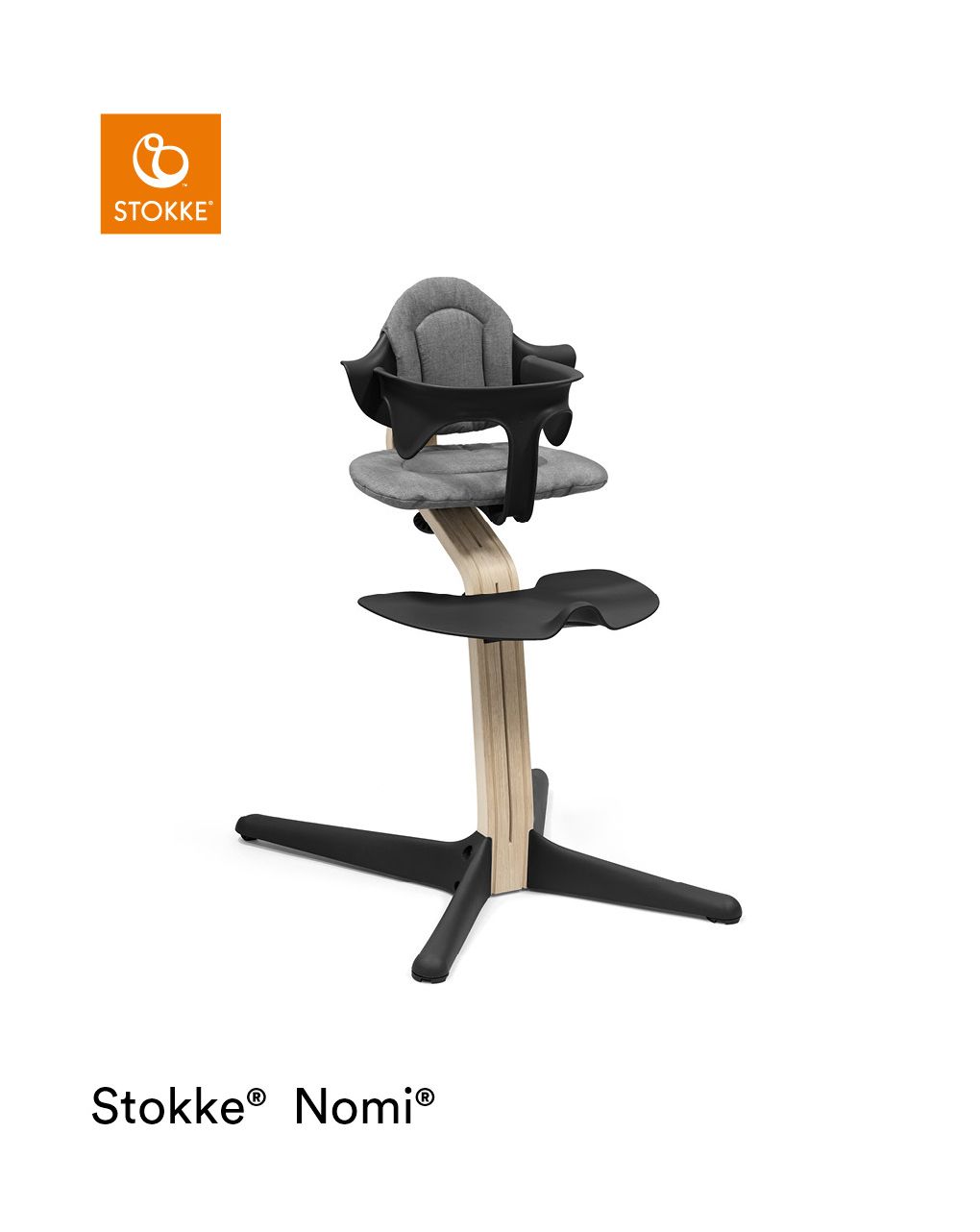 Sedia nomi® natural black - stokke®