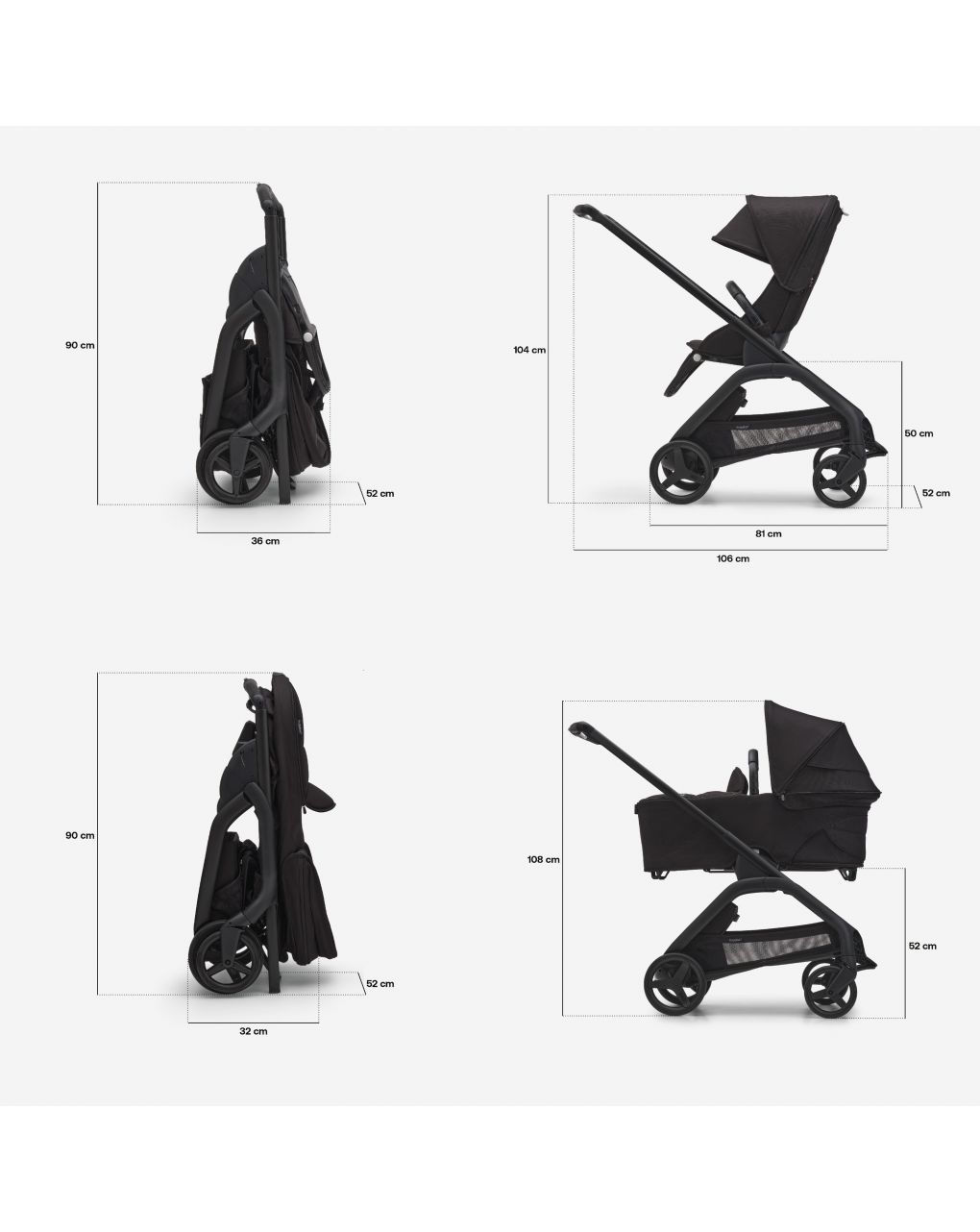 Navicella dragonfly midnight black - bugaboo