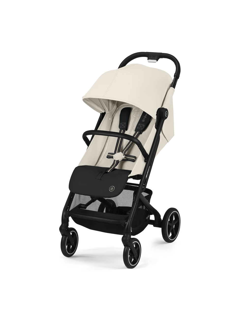 Passeggino beezy blk canvas white - cybex