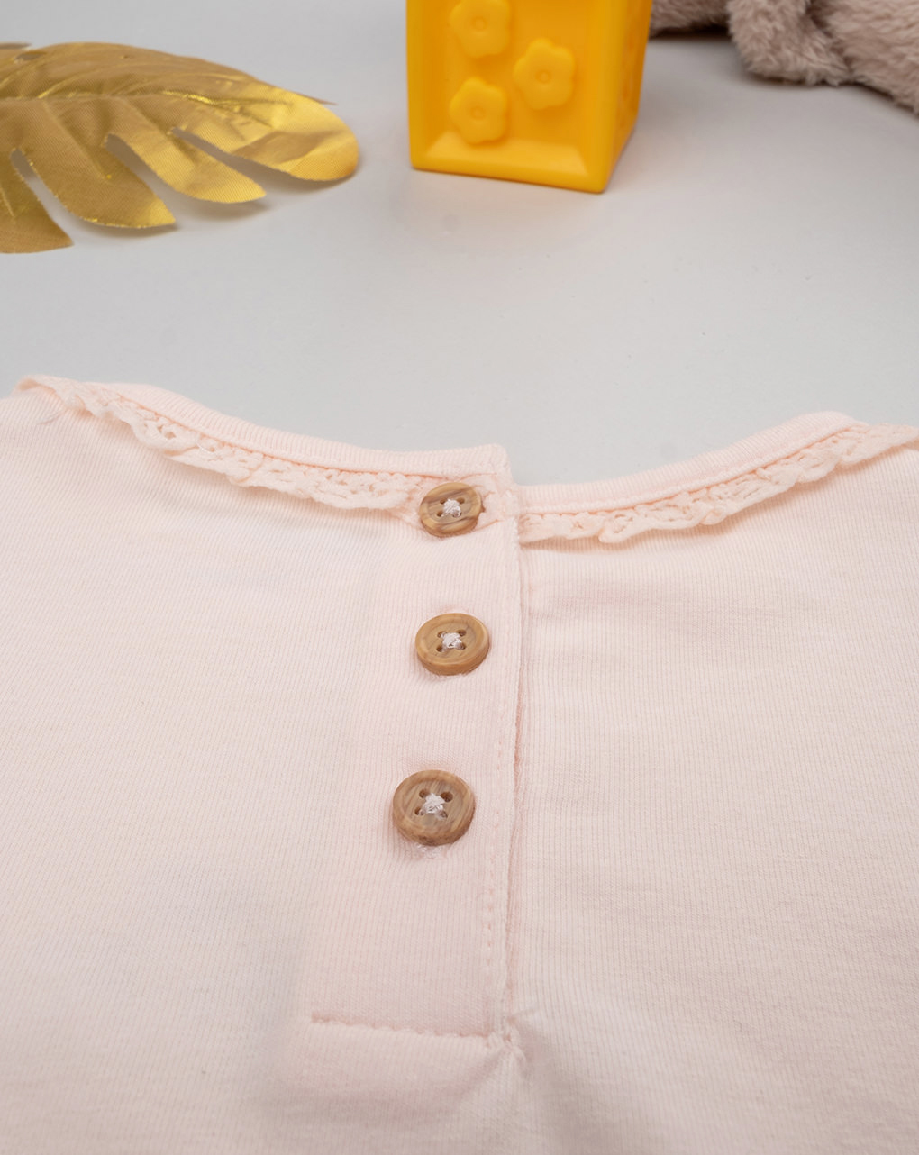 T-shirt bimba rosa stampata