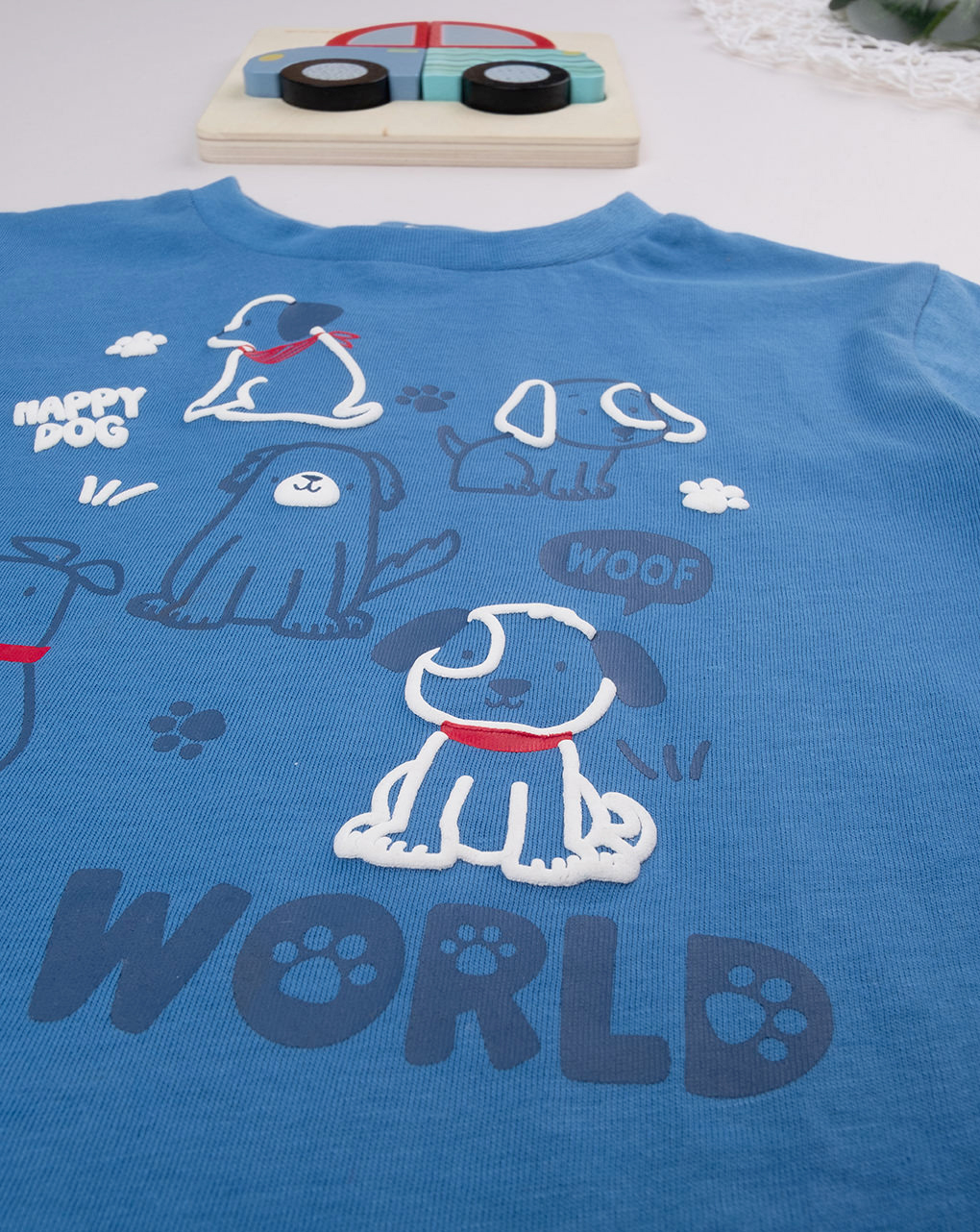 T-shirt bimbo blu dog world