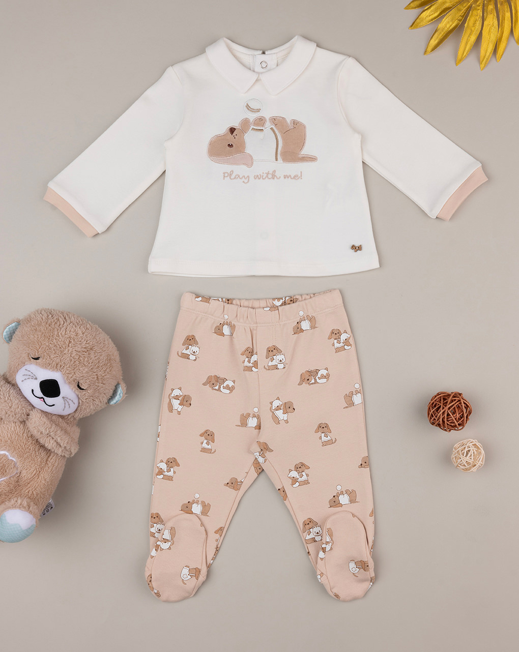 Completo bimba beige